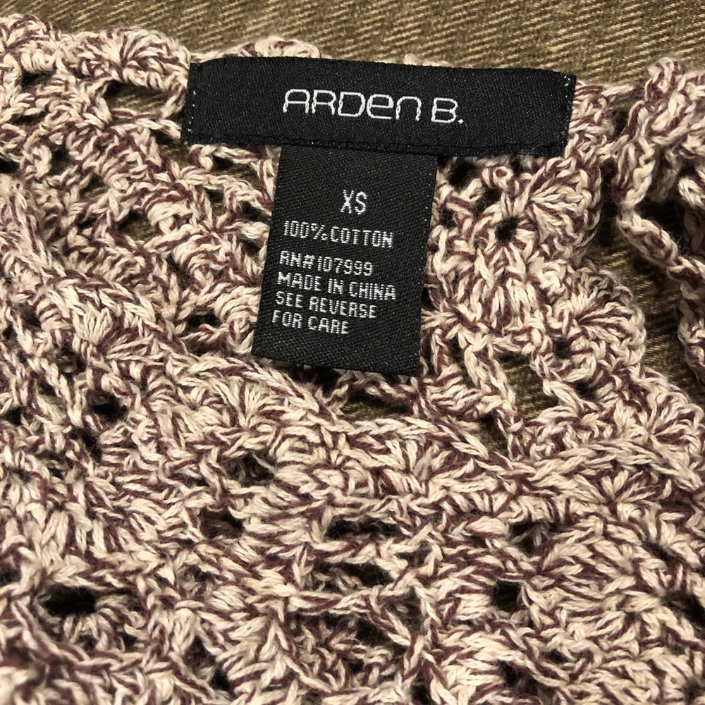 Cropped Open Knit Sweater - Picture 6 of 7
